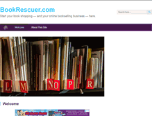 Tablet Screenshot of bookrescuer.com